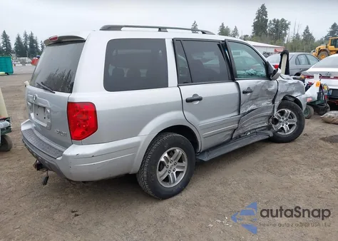 2004 Honda Pilot Exl from USA, damaged, VIN 2HKYF18514H603376